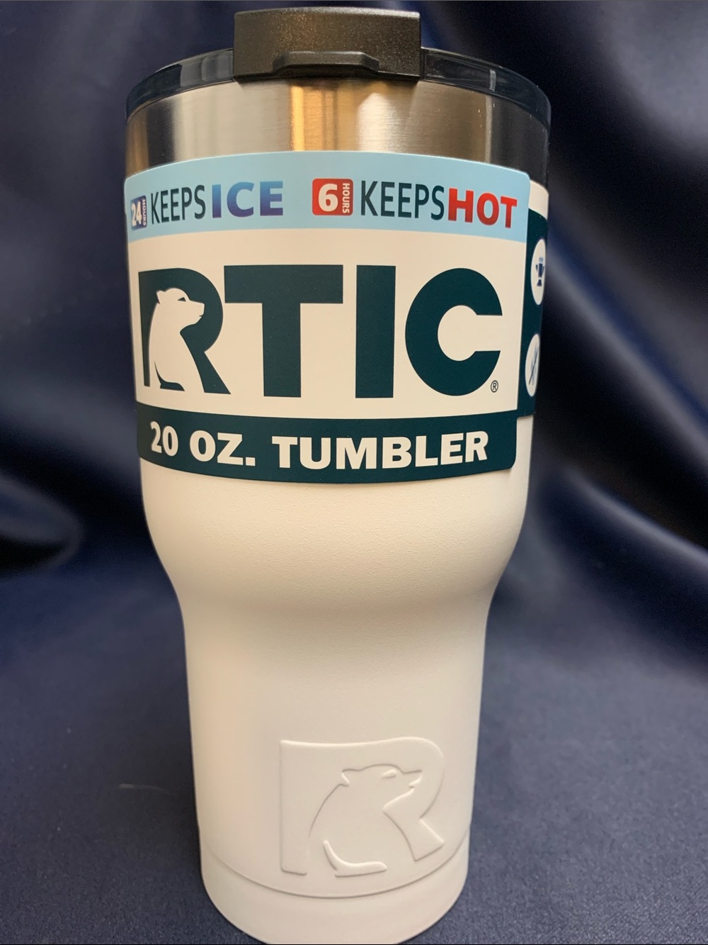 RTIC 20 oz. White Tumbler